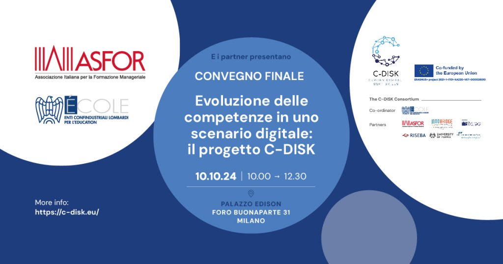 La conferenza alla Edison di Foro Bonaparte a Milano è stata l'occasione per presentare i risultati del progetto europeo C-Disk 